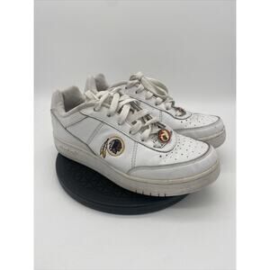 Reebok Men’s White Washington Redskins NFL Lace up Sneakers size 8